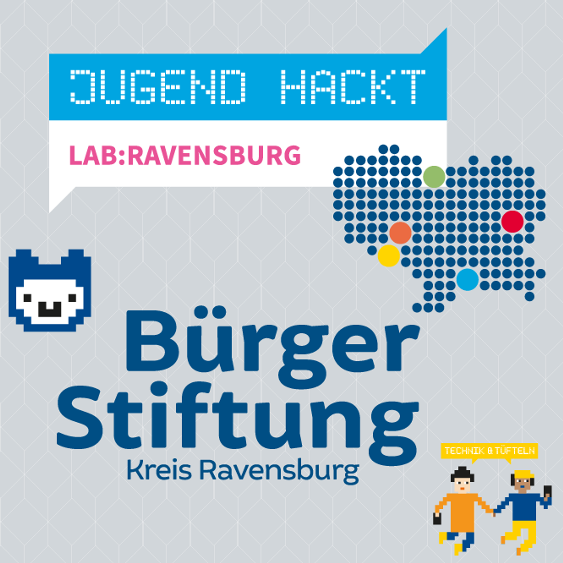 Bürgerstiftung fördert den Start von Jugend hackt Lab Ravensburg
